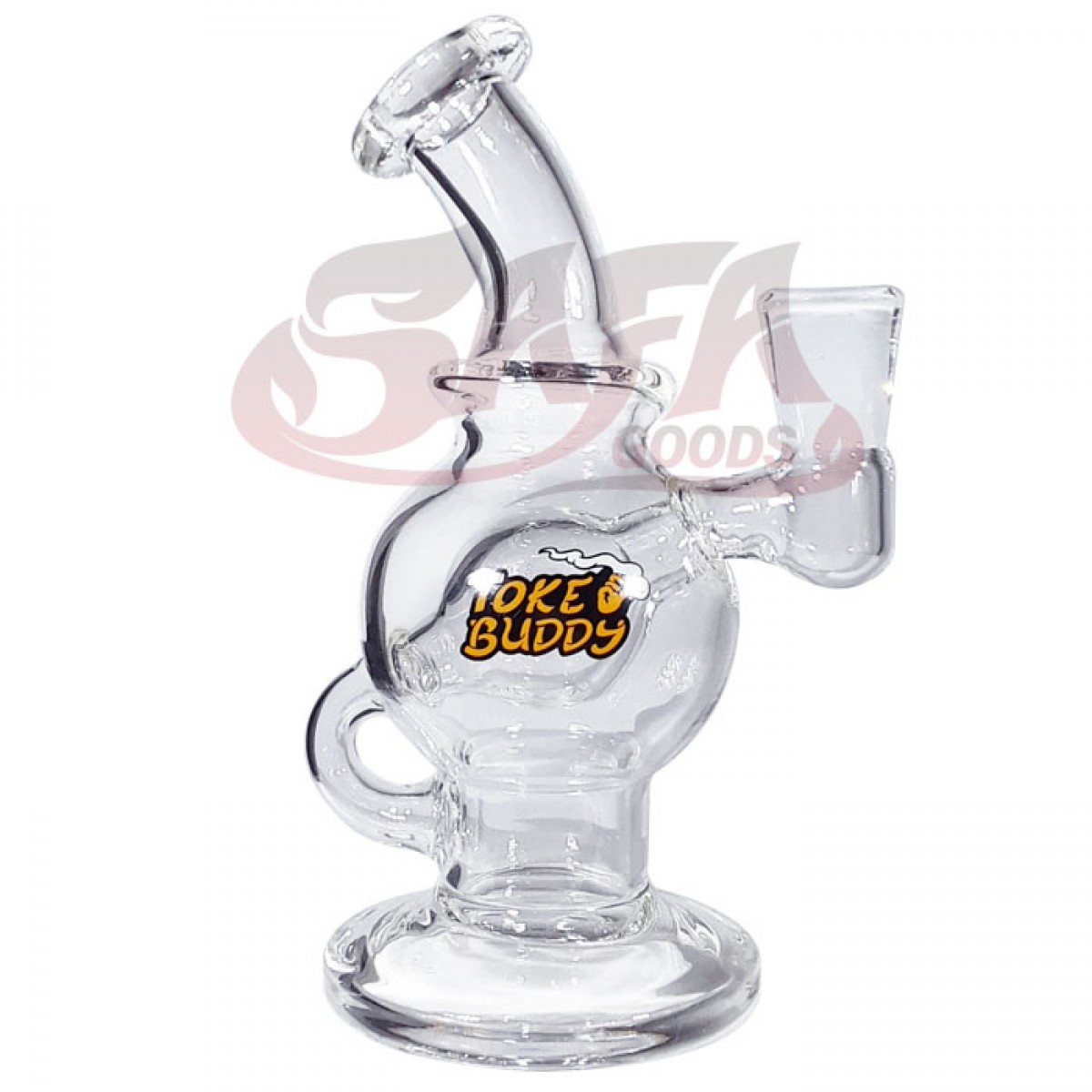 Toke Buddy 5 Inch Floating Recycler Glass Dab Rig